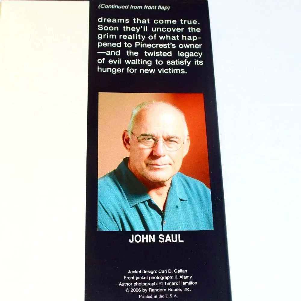 In the Dark of the Night by John Saul Large Print Hardcover Book